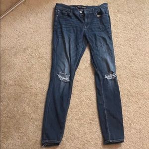 Express Denim Legging Mid Rise